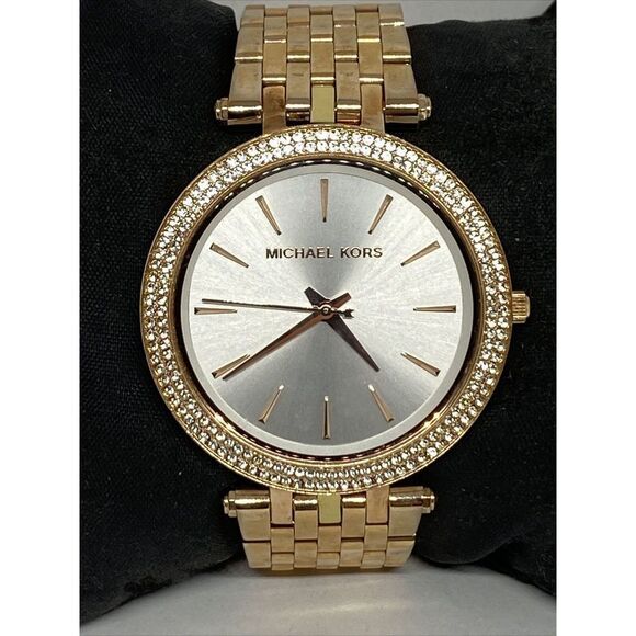 Michael Kors MK3402 Women Stainless Steel Analog Silver Dial Quartz Watch WO707 - Picture 2 of 12